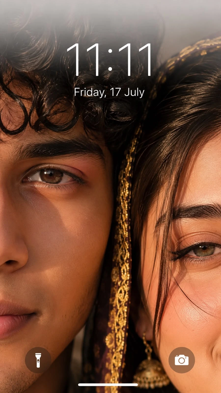 11:11 Couple Lock Screen Wallpaper AI Prompt