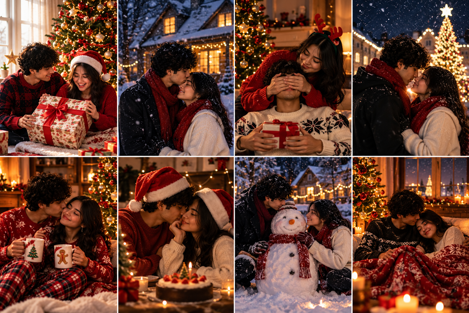 Best Christmas Couple AI Photo Editing Prompts 2026 for Instagram